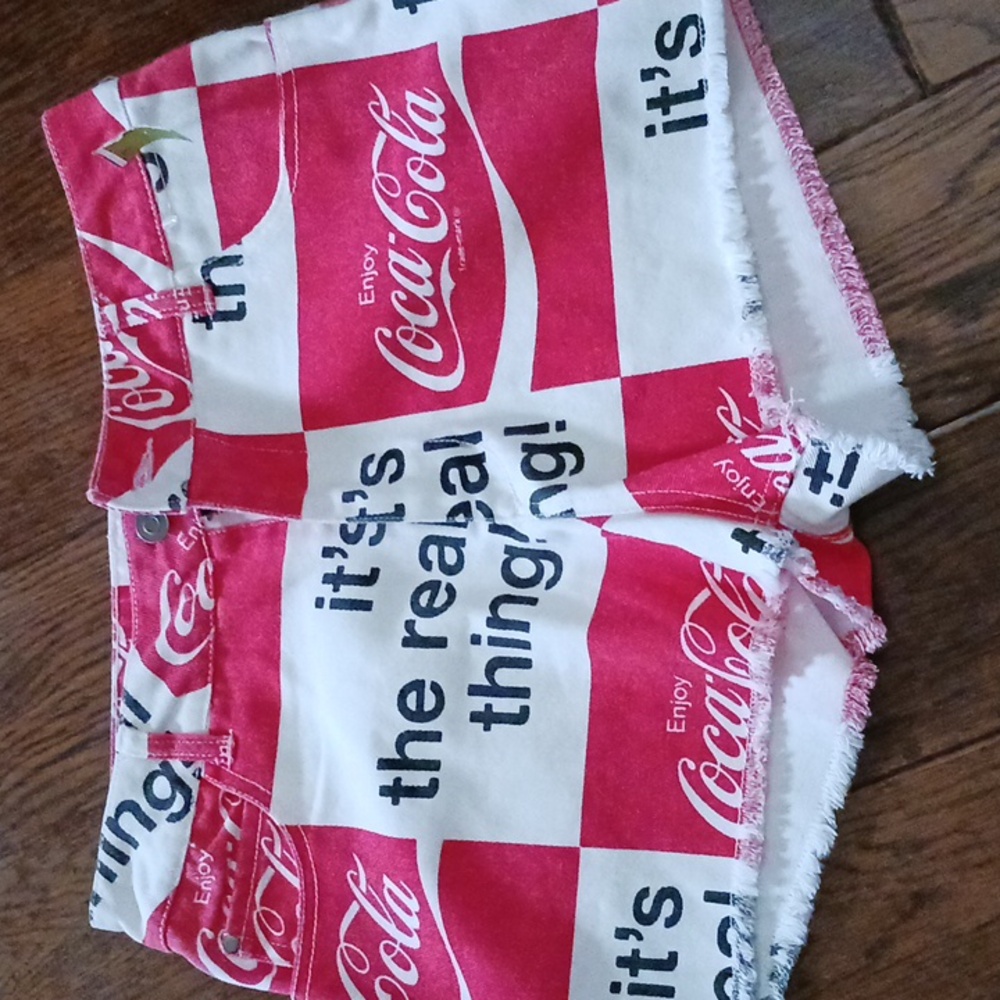 NWT Coca Cola Denim Shorts